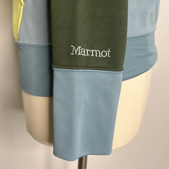 Marmot funnel neck long sleeve color block top, size small - Picture 7 of 13